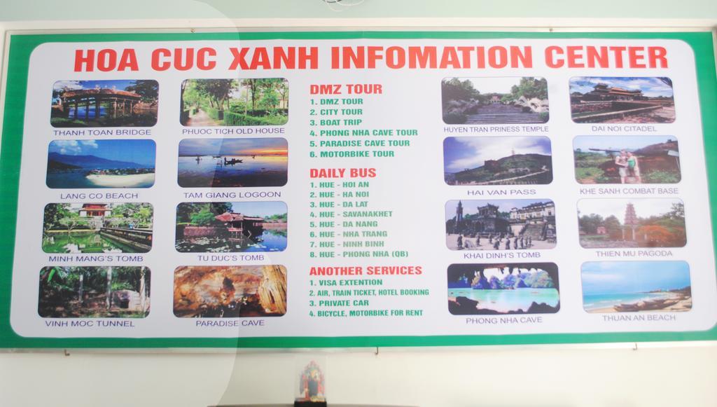 Hoa Cuc Xanh Mini Hotel Хюе Екстер'єр фото